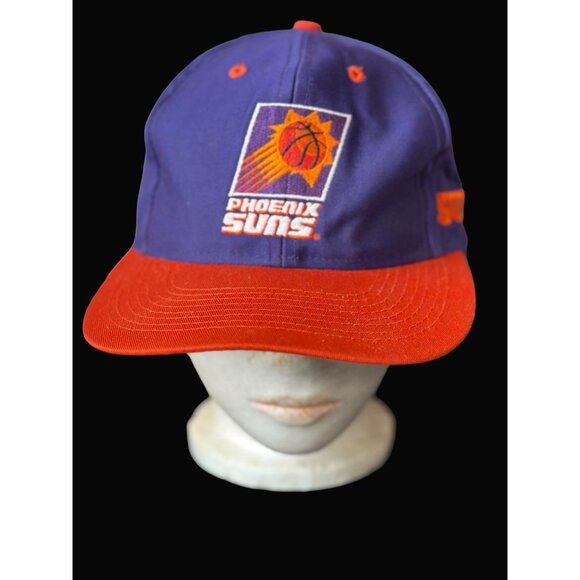 Phoenix Suns NBA Snapback Cap Purple & Orange Cotton Adjustable Hat vintage - Picture 1 of 6